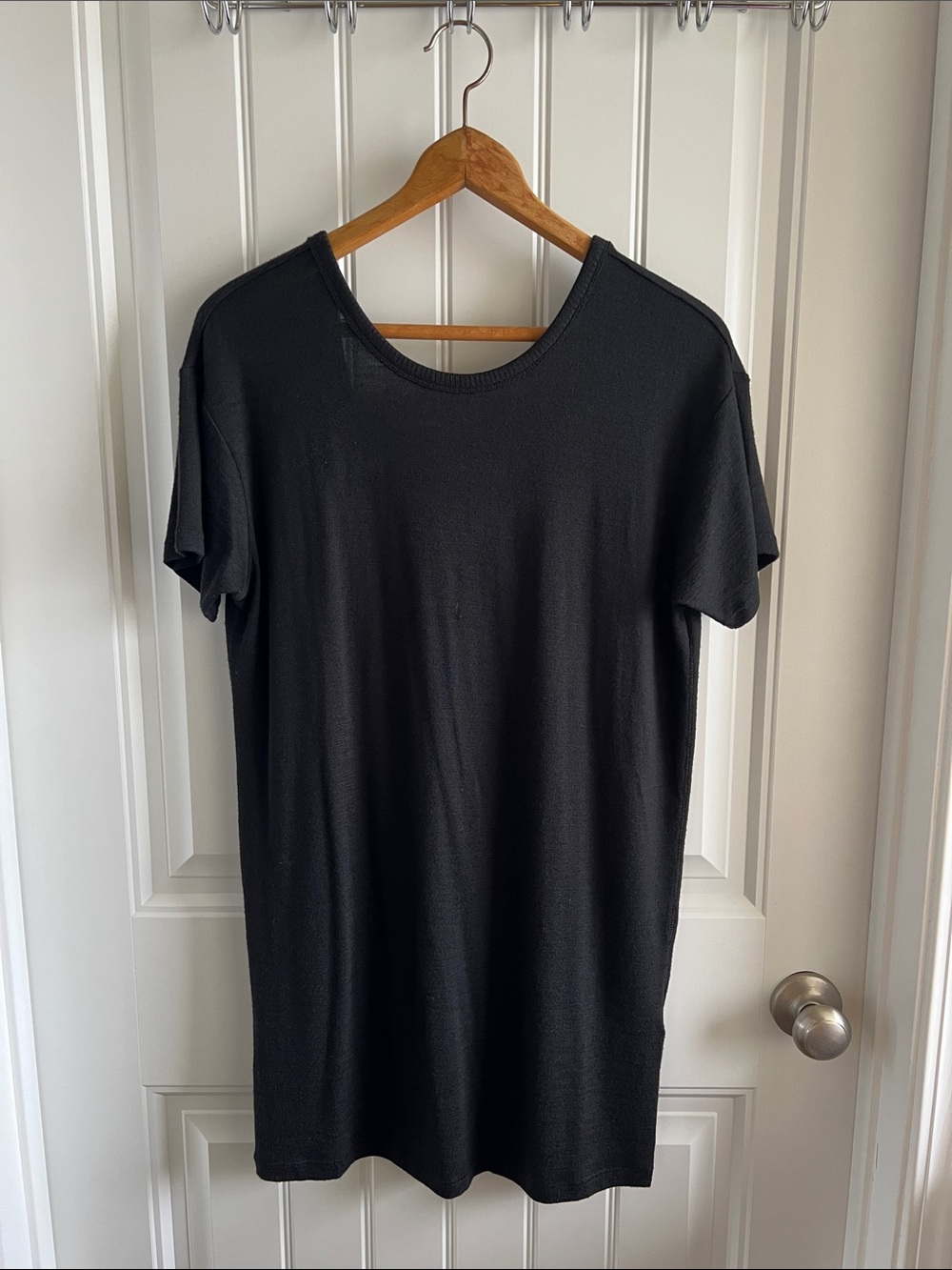 Rag & Bone Black Short Sleeve Tunic